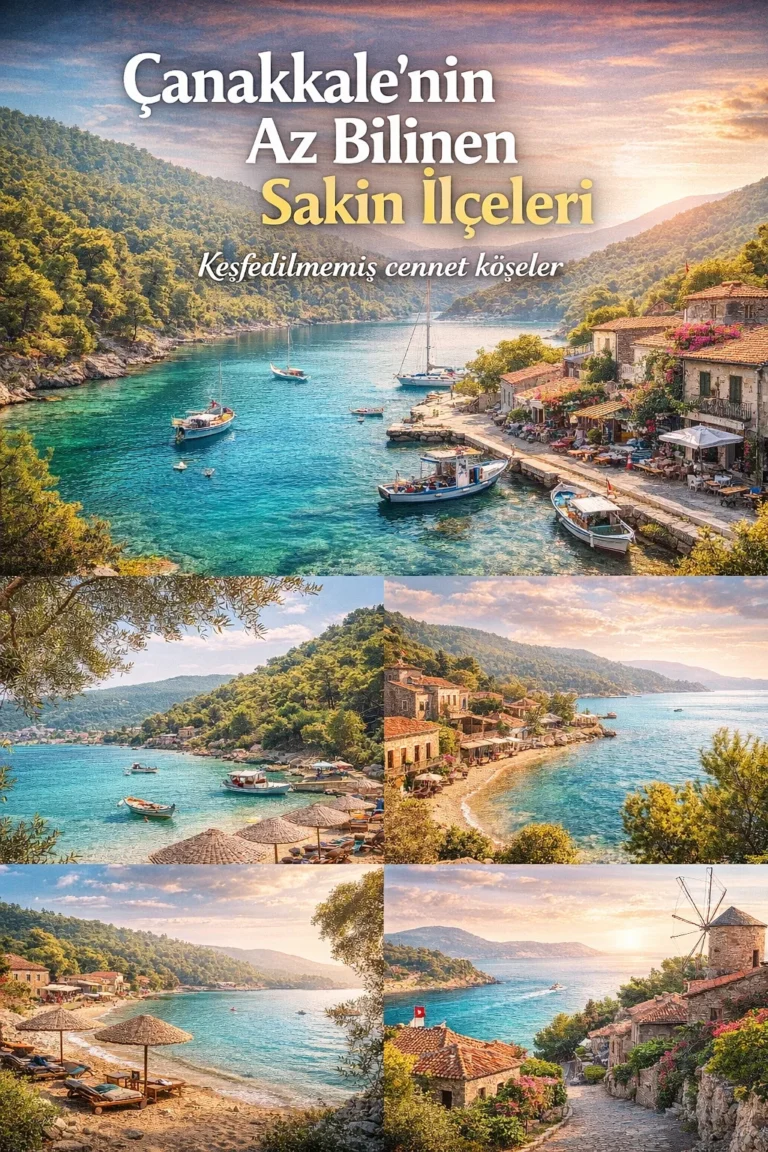 Çanakkale’nin Az Bilinen 5 Sakin İlçesi: Kalabalıktan Uzak Huzur Rotaları