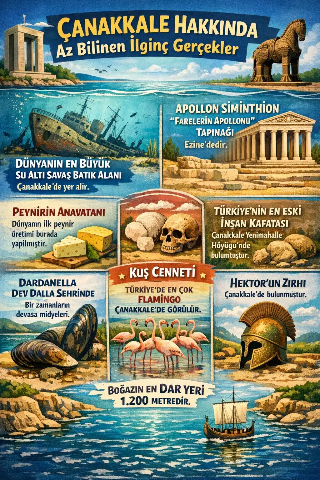 Çanakkale Hakkında Az Bilinen İlginç Gerçekler