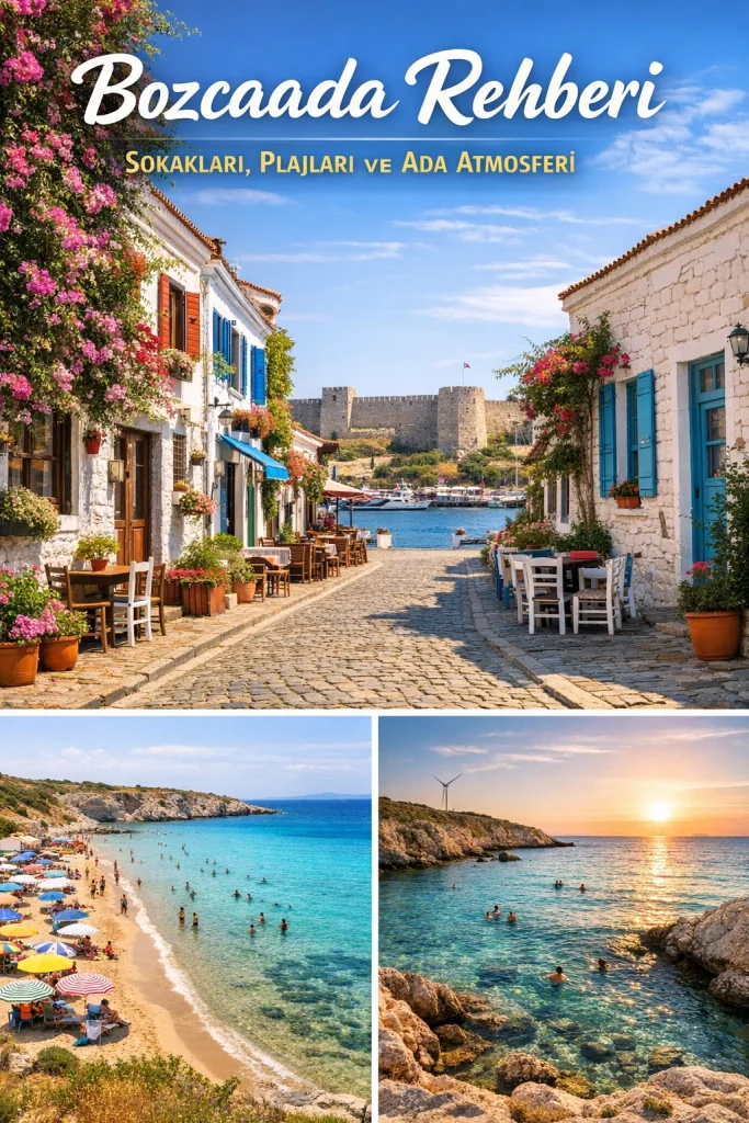Bozcaada Rehberi: Sokakları, Plajları ve Ada Atmosferi