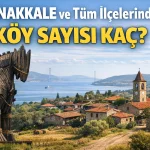 Çanakkale ve Tüm İlçelerinde Köy Sayısı Kaç?