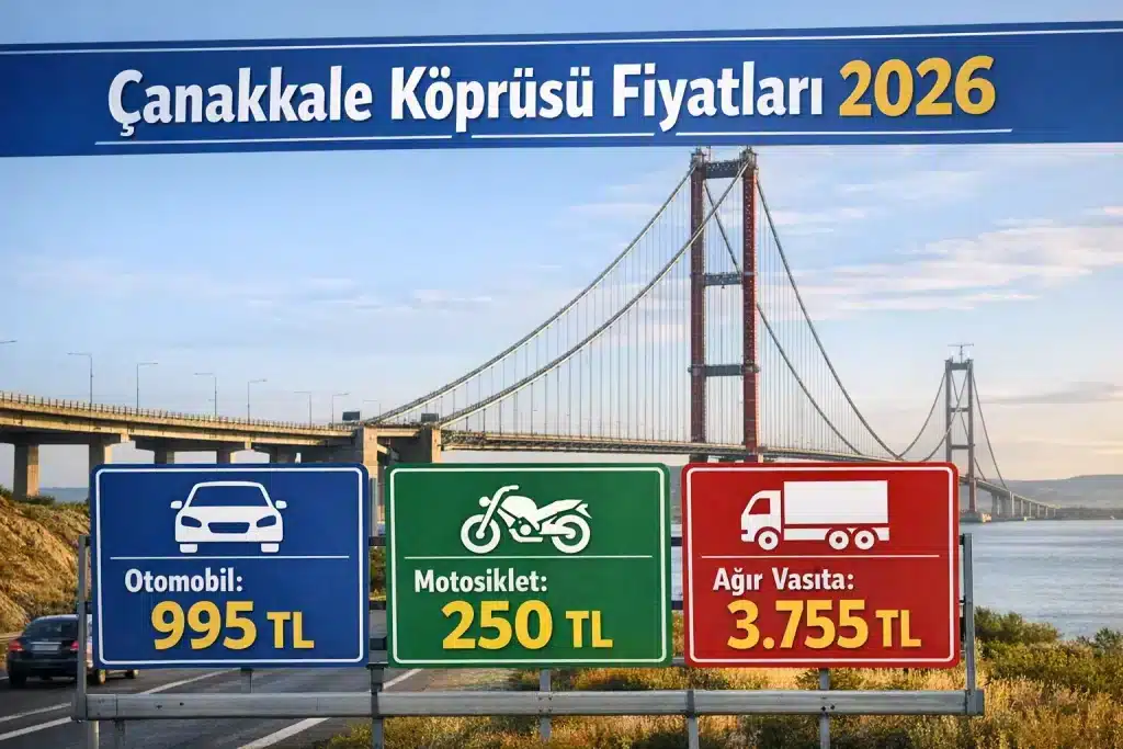 Çanakkale Köprüsü Fiyatları 2026