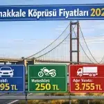 Çanakkale Köprüsü Fiyatları 2026
