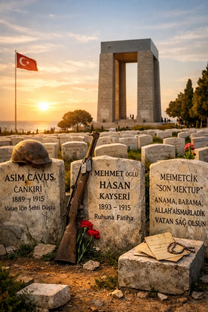 Çanakkale Şehitlikleri’nde Her Taşın Anlattığı Hikâye Var