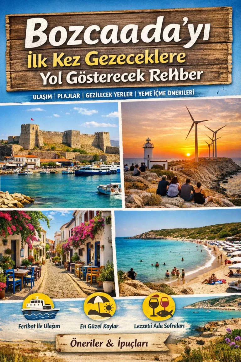 Bozcaada’yı İlk Kez Gezeceklere Yol Gösterecek Rehber